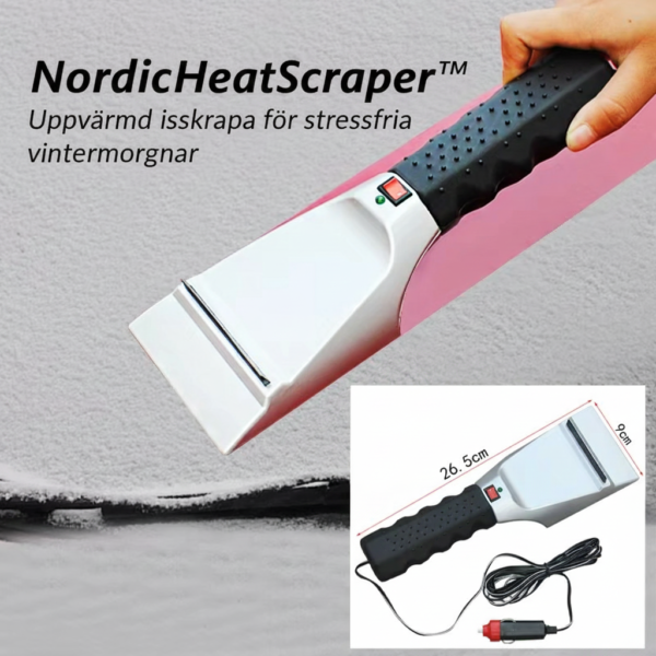 NordicHeatScraper™ – uppvärmd isskrapa för stressfria vintermorgnar