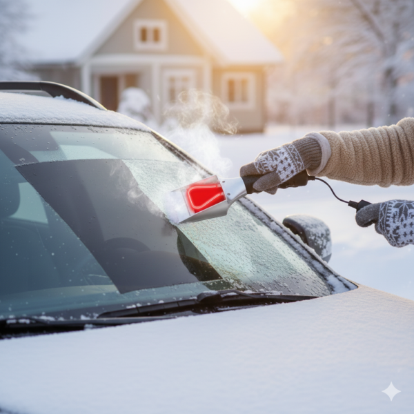 NordicHeatScraper™ – uppvärmd isskrapa för stressfria vintermorgnar