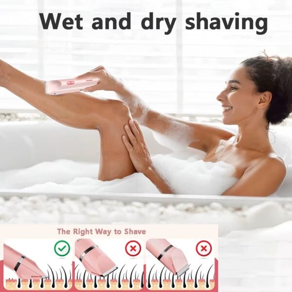 BareBliss™ 2-i-1 Elektrisk Ladyshaver