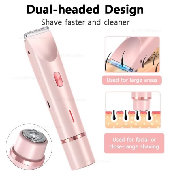 BareBliss™ 2-i-1 Elektrisk Ladyshaver