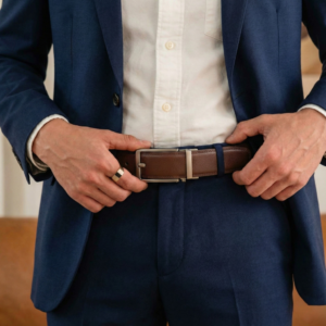 TrueFit Belt™ – Justerbart Läderbälte utan hål