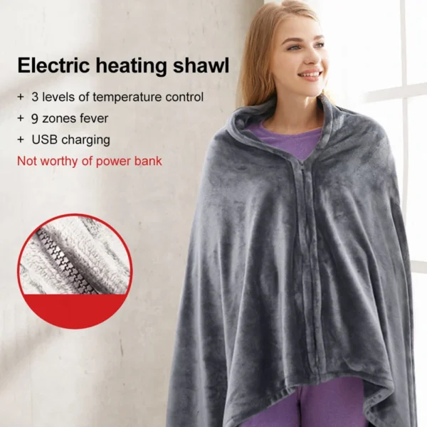 HeatedShawl™ — USB-Driven Värmeschal för Omedelbar Komfort