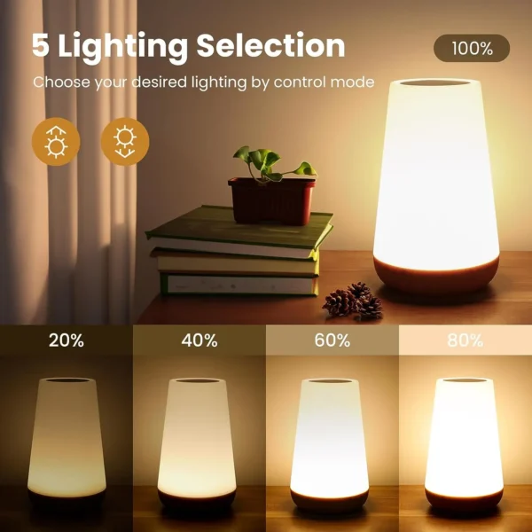 AuraDock™ — Trådlös, Laddningsbar LED-lampa med RGB + Vita Toner