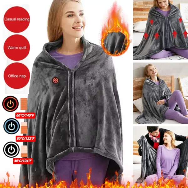 HeatedShawl™ — USB-Driven Värmeschal för Omedelbar Komfort