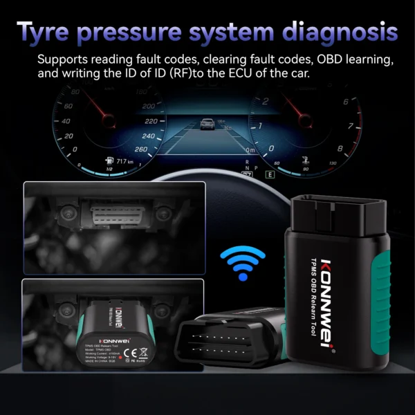 TireSync™ — TPMS-Återställningsverktyg för Bil