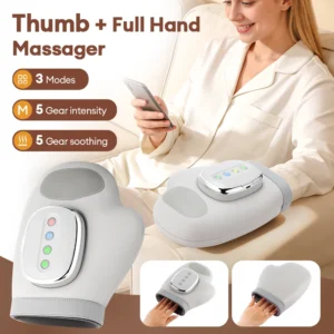 PalmEase™ — Handmassage med Värme och Luftkompression