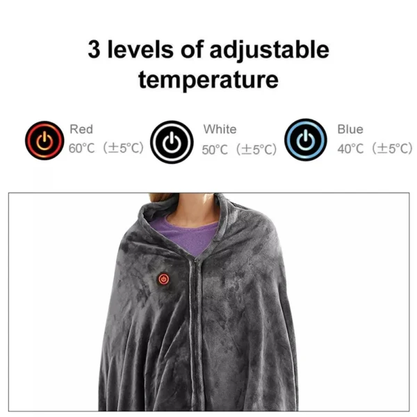 HeatedShawl™ — USB-Driven Värmeschal för Omedelbar Komfort