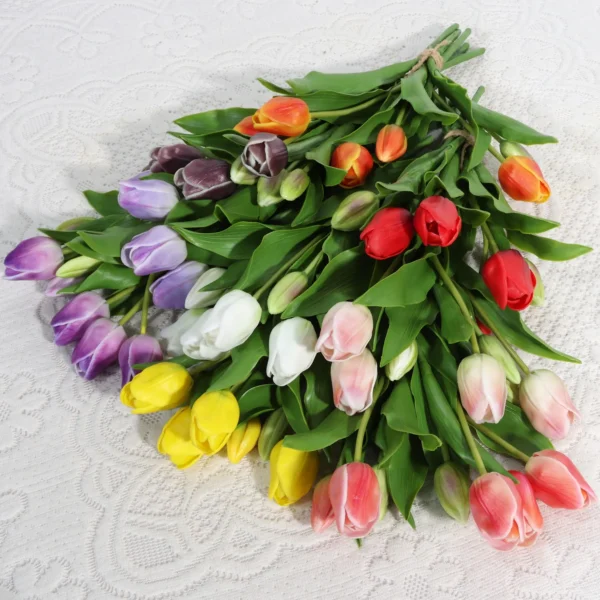 VelvetFlora™ — Konstgjorda tulpaner Real Touch