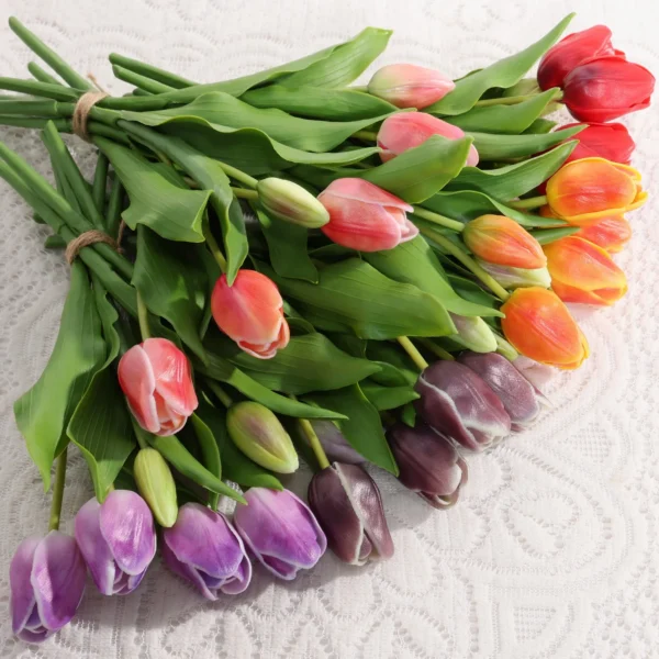 VelvetFlora™ — Konstgjorda tulpaner Real Touch