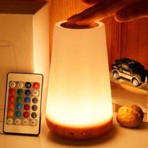 AuraDock™ — Trådlös, Laddningsbar LED-lampa med RGB + Vita Toner