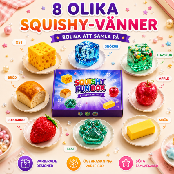 MochiMood™ — Glitter Dumpling Squishy (Anti-stressboll)