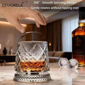 NordCask roterande whiskyglas i kristall