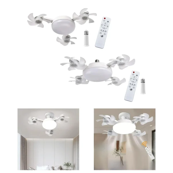 CoolNest™ — Takfläkt med LED-belysning & Fjärrkontroll