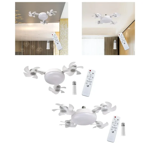 CoolNest™ — Takfläkt med LED-belysning & Fjärrkontroll