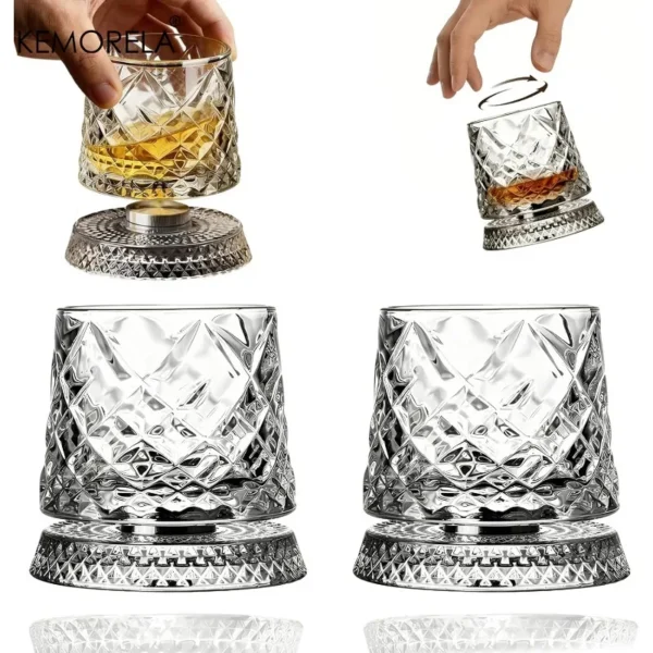 NordCask whiskyglas på hembar